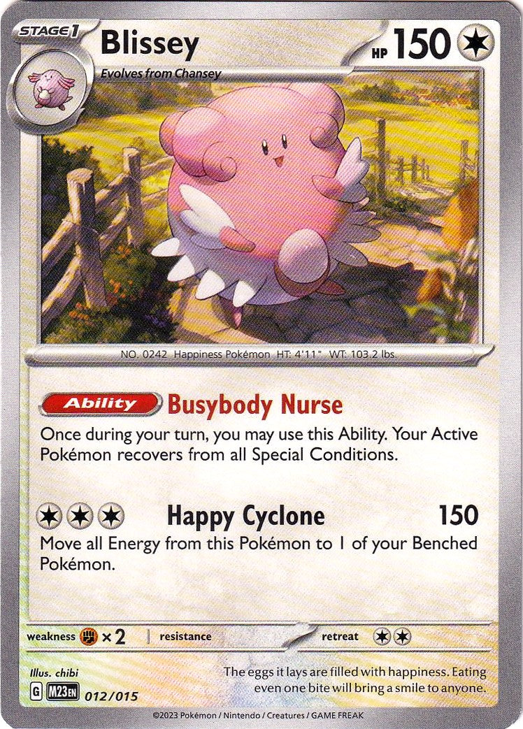 Blissey (012/015) [McDonald's Promos: 2023 Collection] | Gear Gaming Fayetteville