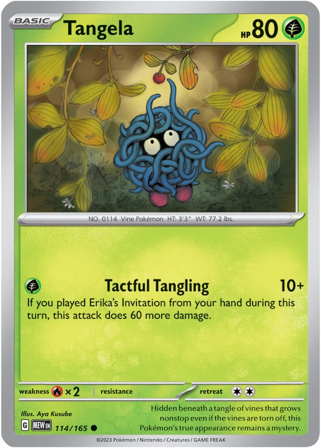 Tangela (114/165) [Scarlet & Violet: 151] | Gear Gaming Fayetteville