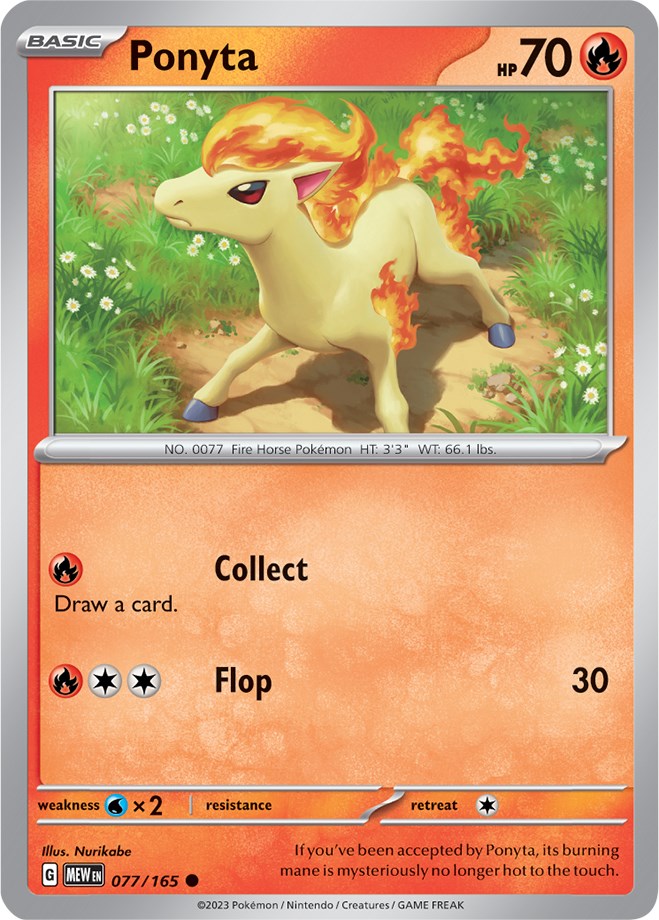 Ponyta (077/165) [Scarlet & Violet: 151] | Gear Gaming Fayetteville