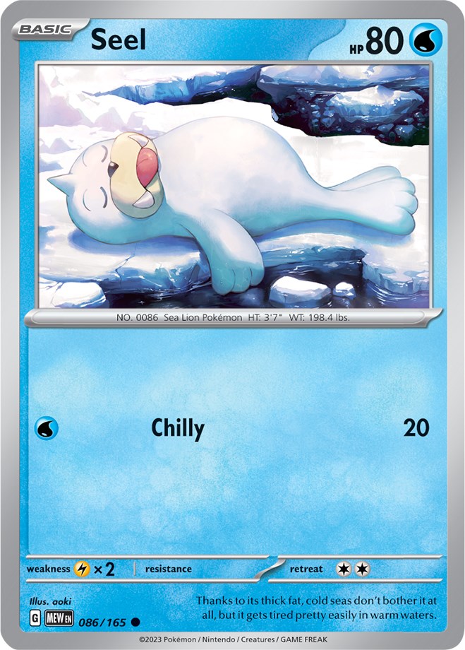 Seel (086/165) [Scarlet & Violet: 151] | Gear Gaming Fayetteville