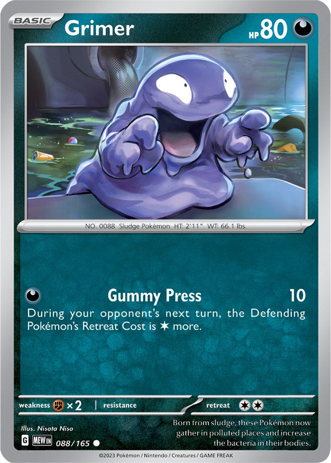 Grimer (088/165) [Scarlet & Violet: 151] | Gear Gaming Fayetteville