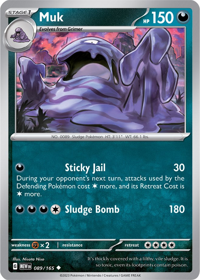 Muk (089/165) [Scarlet & Violet 151] | Gear Gaming Fayetteville