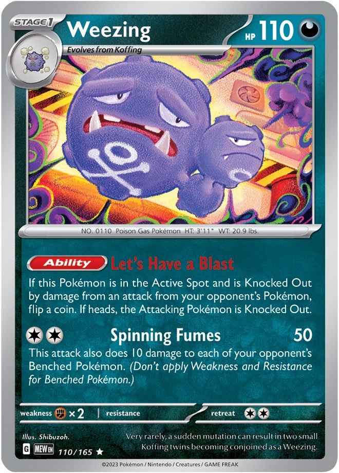 Weezing (110/165) [Scarlet & Violet: 151] | Gear Gaming Fayetteville