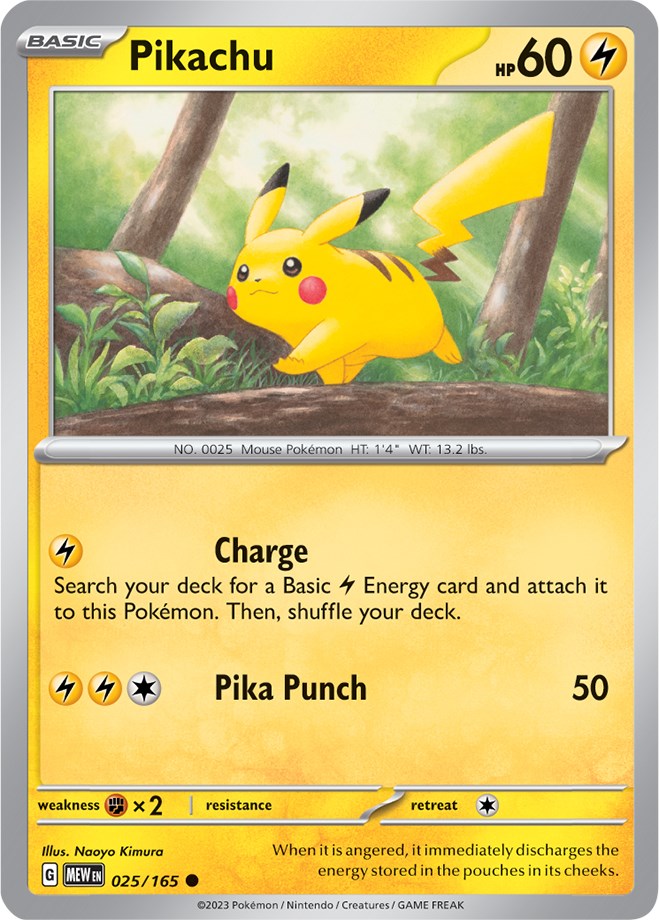 Pikachu (025/165) [Scarlet & Violet 151] | Gear Gaming Fayetteville