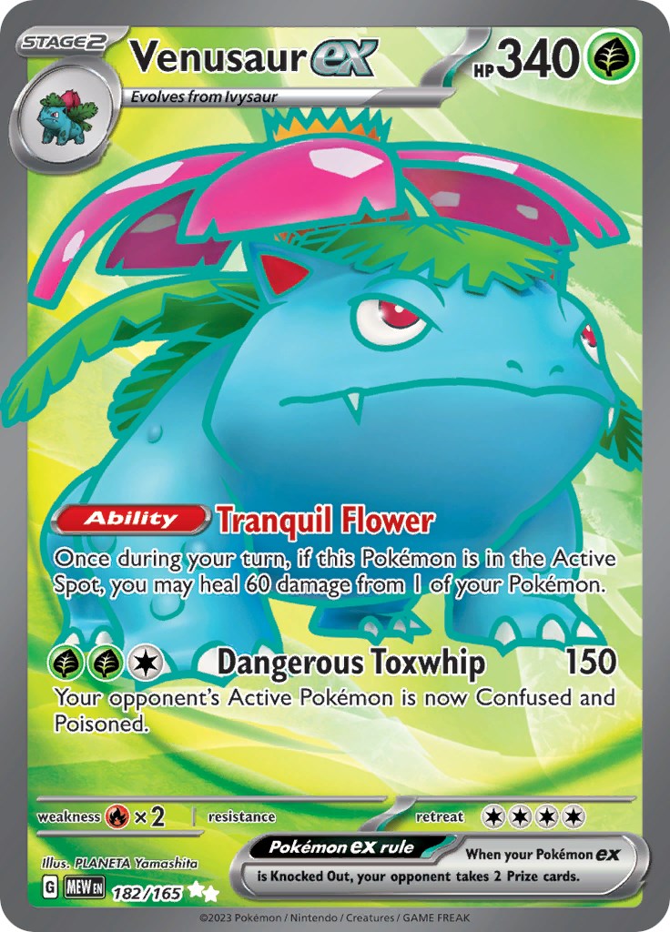 Venusaur ex (182/165) [Scarlet & Violet: 151] | Gear Gaming Fayetteville