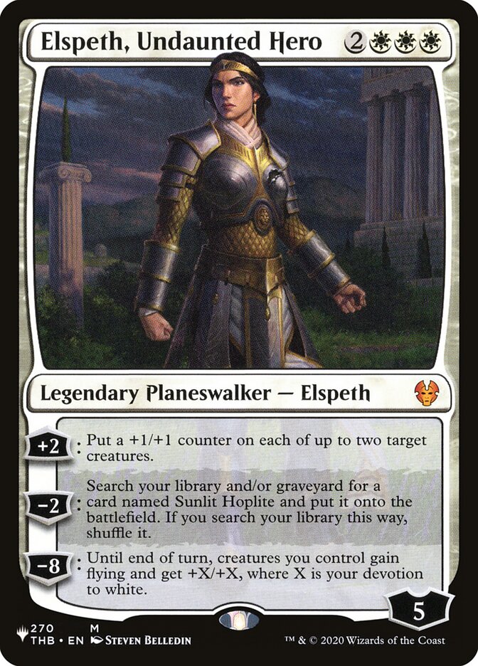 Elspeth, Undaunted Hero [The List] | Gear Gaming Fayetteville