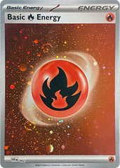 Basic Fire Energy (002) (Cosmos Holo) [Scarlet & Violet: Base Set] | Gear Gaming Fayetteville