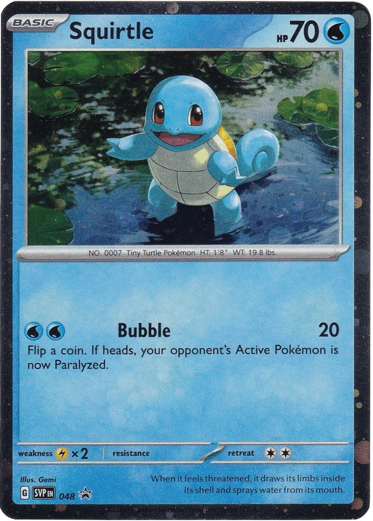 Squirtle (048) (Cosmos Holo) [Scarlet & Violet: Black Star Promos] | Gear Gaming Fayetteville