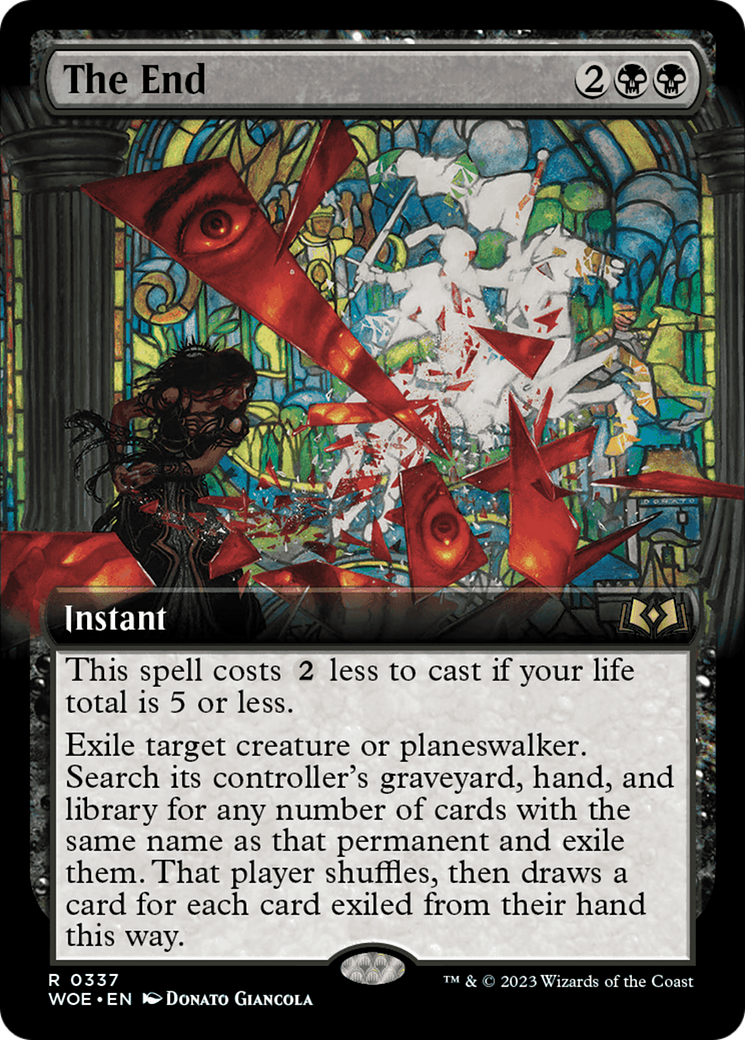 The End (Extended Art) [Wilds of Eldraine] | Gear Gaming Fayetteville