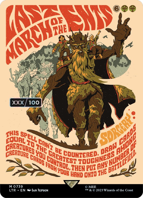 Last March of the Ents (Borderless Poster) (Serialized) [The Lord of the Rings: Tales of Middle-Earth] | Gear Gaming Fayetteville