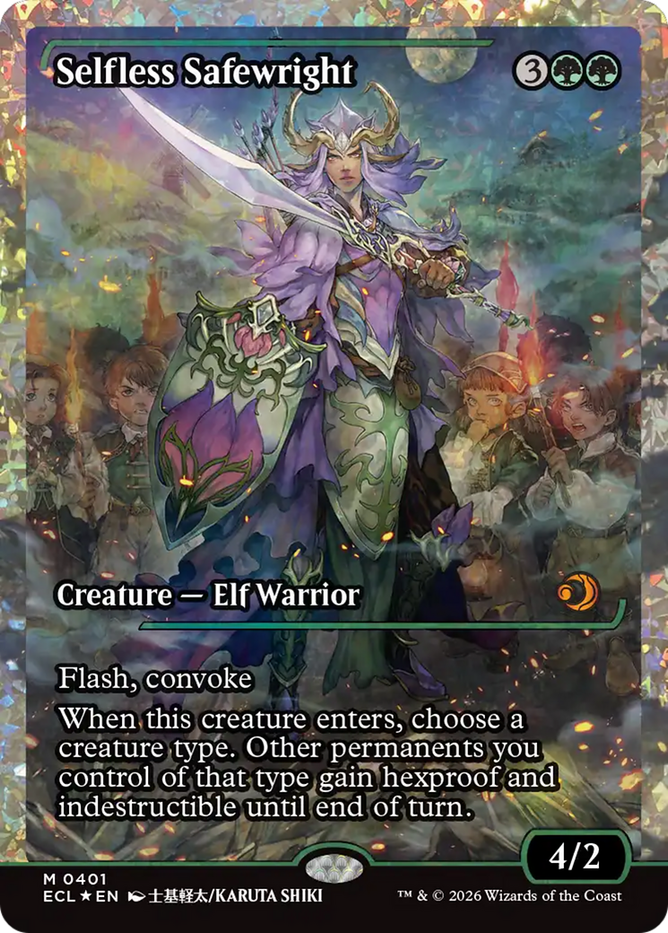 Selfless Safewright (Showcase) (Fracture Foil) [Lorwyn Eclipsed] | Gear Gaming Fayetteville