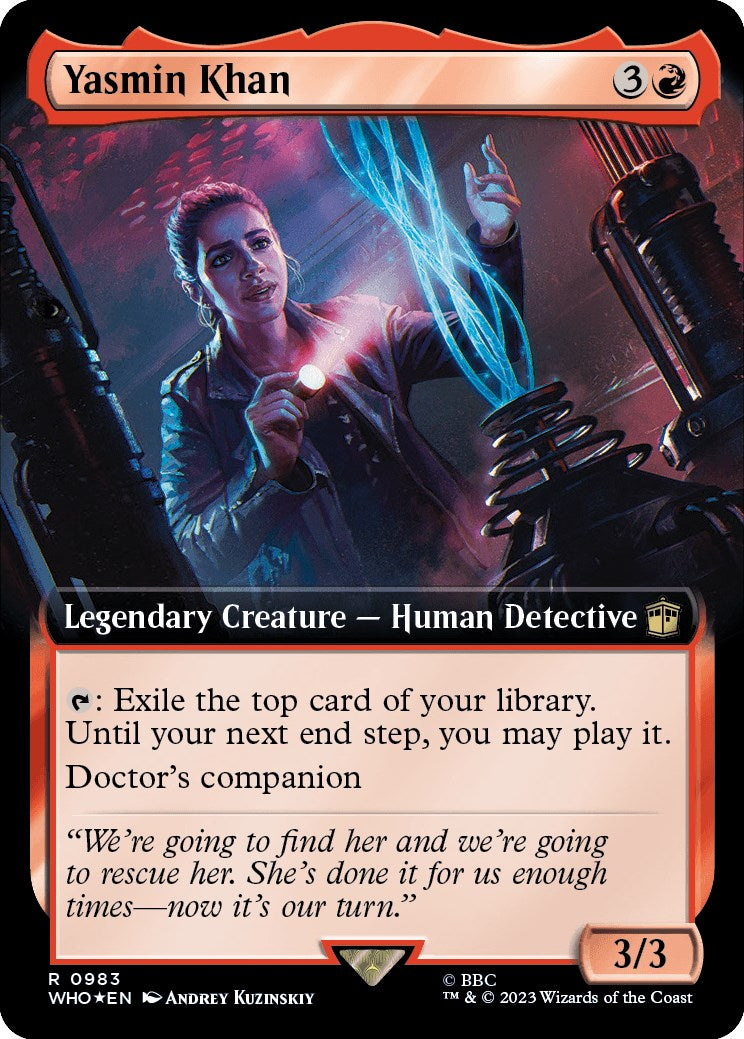 Yasmin Khan (Extended Art) (Surge Foil) [Doctor Who] | Gear Gaming Fayetteville