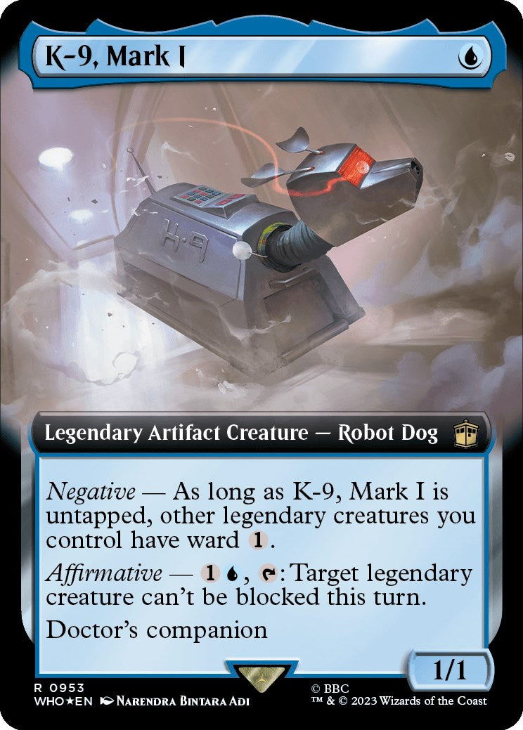 K-9, Mark I (Extended Art) (Surge Foil) [Doctor Who] | Gear Gaming Fayetteville