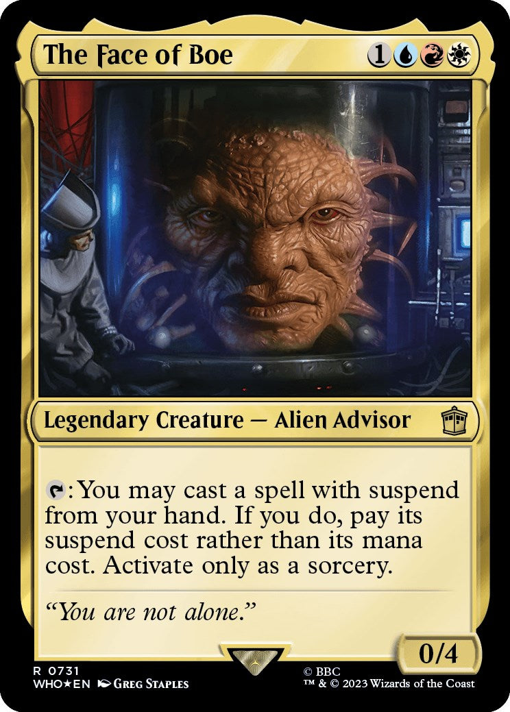 The Face of Boe (Surge Foil) [Doctor Who] | Gear Gaming Fayetteville