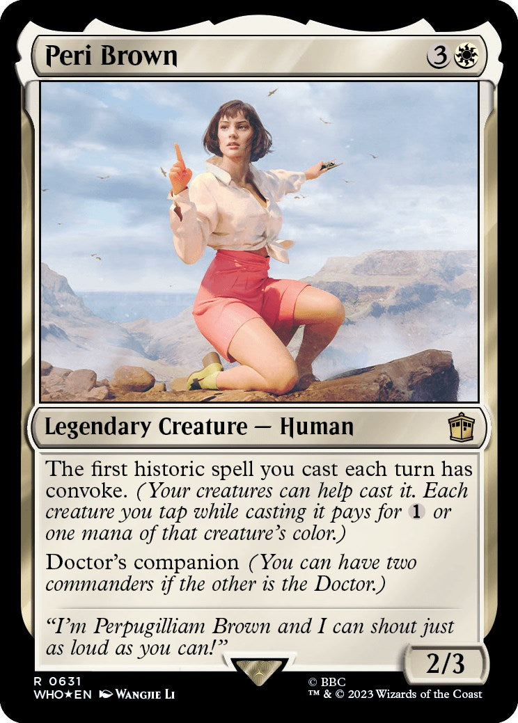Peri Brown (Surge Foil) [Doctor Who] | Gear Gaming Fayetteville