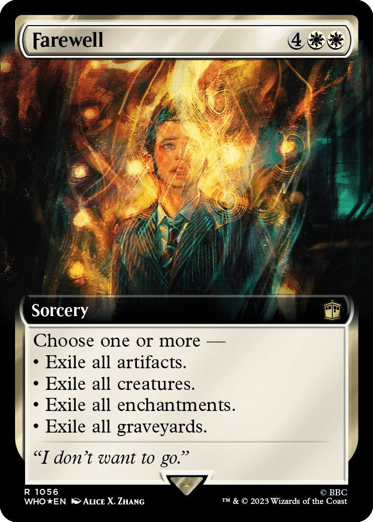 Farewell (Extended Art) (Surge Foil) [Doctor Who] | Gear Gaming Fayetteville