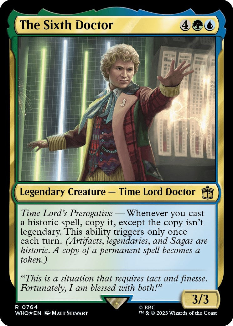 The Sixth Doctor (Surge Foil) [Doctor Who] | Gear Gaming Fayetteville