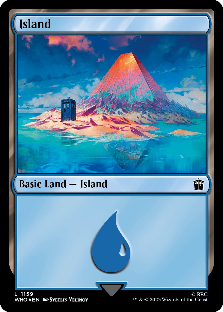 Island (1159) (Surge Foil) [Doctor Who] | Gear Gaming Fayetteville