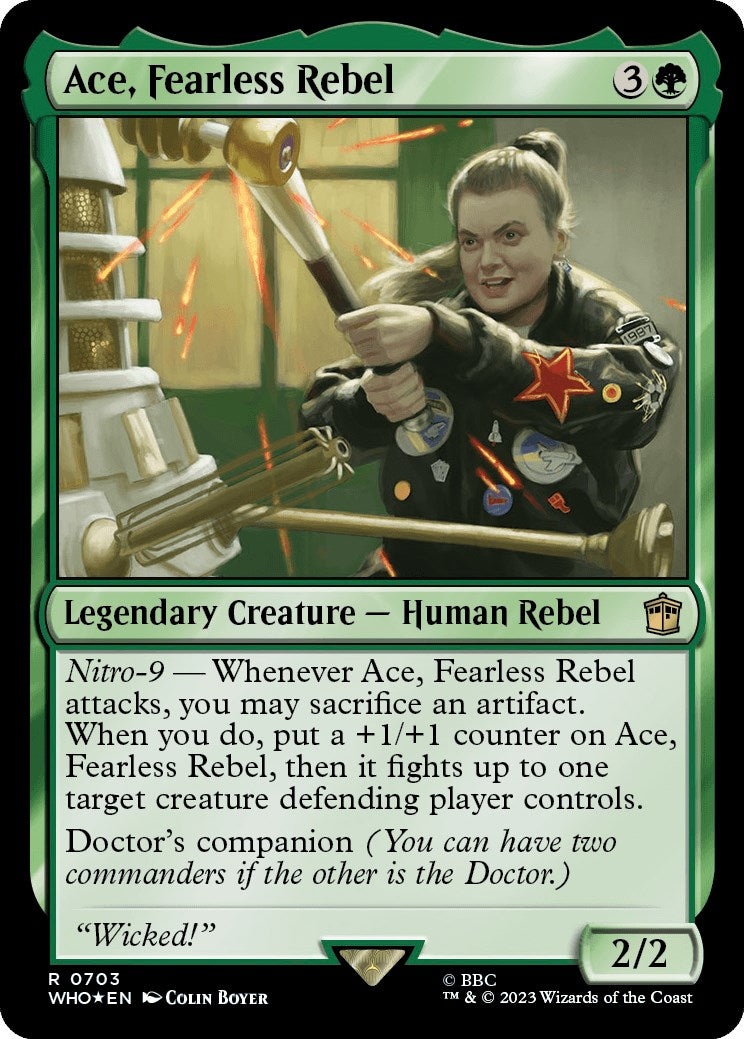 Ace, Fearless Rebel (Surge Foil) [Doctor Who] | Gear Gaming Fayetteville