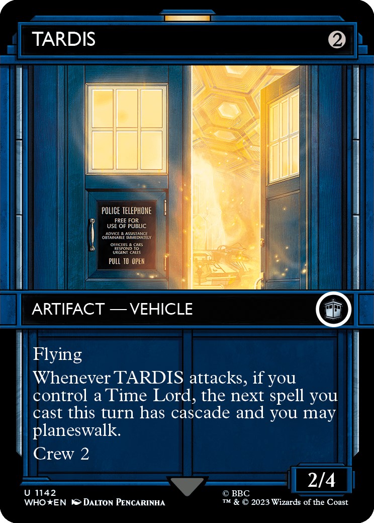 TARDIS (Showcase) (Surge Foil) [Doctor Who] | Gear Gaming Fayetteville