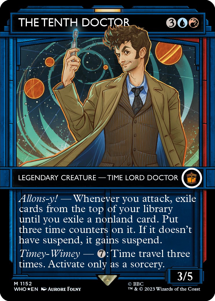 The Tenth Doctor (Showcase) (Surge Foil) [Doctor Who] | Gear Gaming Fayetteville