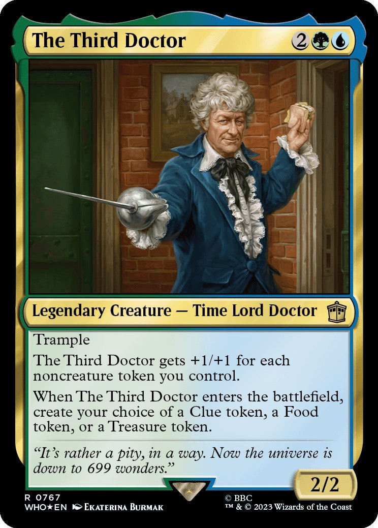 The Third Doctor (Surge Foil) [Doctor Who] | Gear Gaming Fayetteville