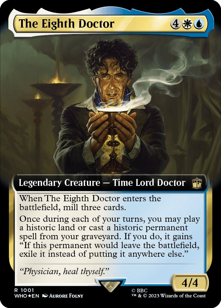 The Eighth Doctor (Extended Art) (Surge Foil) [Doctor Who] | Gear Gaming Fayetteville