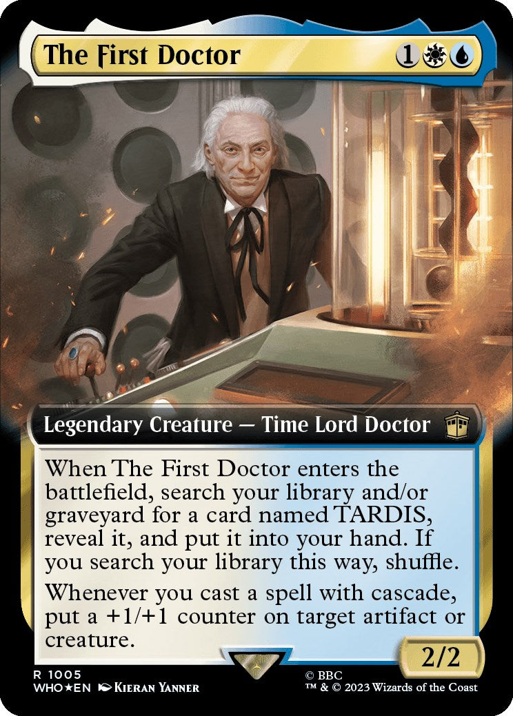 The First Doctor (Extended Art) (Surge Foil) [Doctor Who] | Gear Gaming Fayetteville