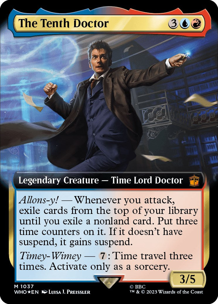 The Tenth Doctor (Extended Art) (Surge Foil) [Doctor Who] | Gear Gaming Fayetteville