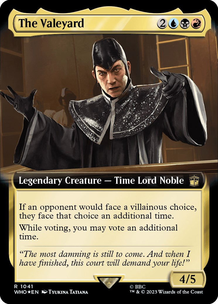 The Valeyard (Extended Art) (Surge Foil) [Doctor Who] | Gear Gaming Fayetteville