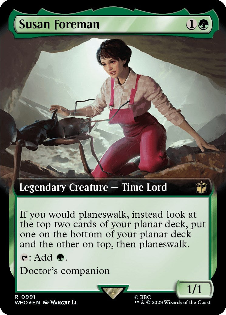 Susan Foreman (Extended Art) (Surge Foil) [Doctor Who] | Gear Gaming Fayetteville