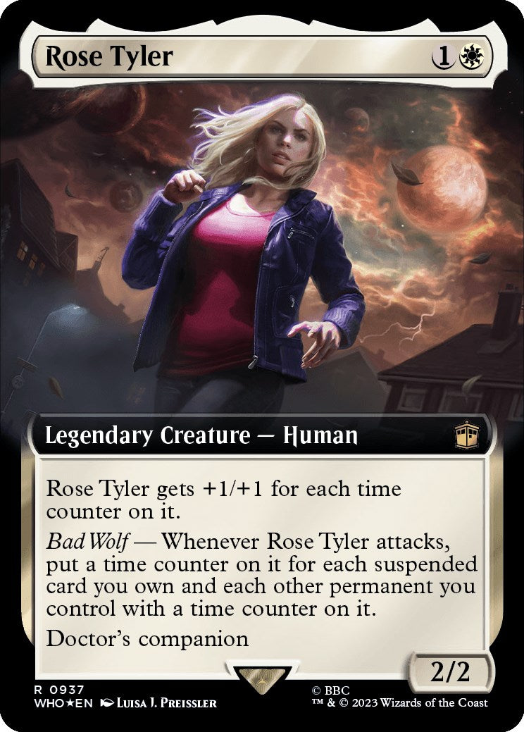 Rose Tyler (Extended Art) (Surge Foil) [Doctor Who] | Gear Gaming Fayetteville