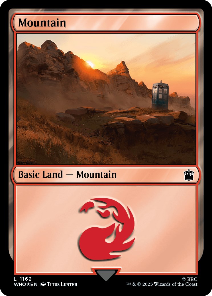 Mountain (1162) (Surge Foil) [Doctor Who] | Gear Gaming Fayetteville