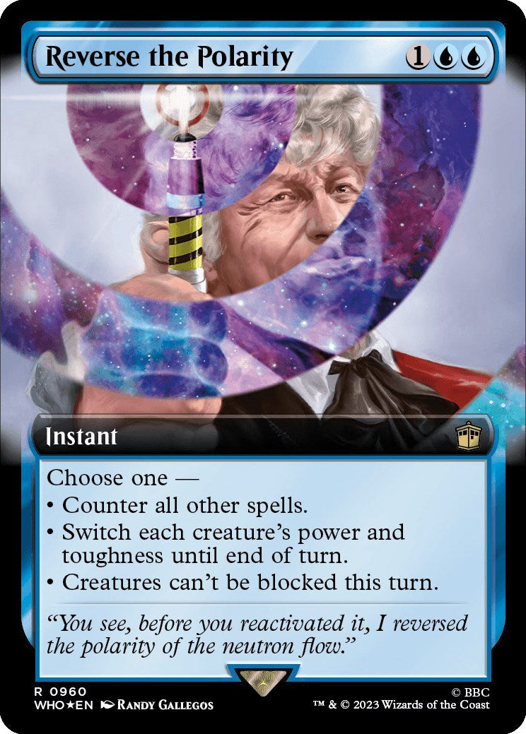 Reverse the Polarity (Extended Art) (Surge Foil) [Doctor Who] | Gear Gaming Fayetteville