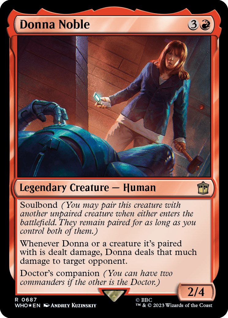 Donna Noble (Surge Foil) [Doctor Who] | Gear Gaming Fayetteville