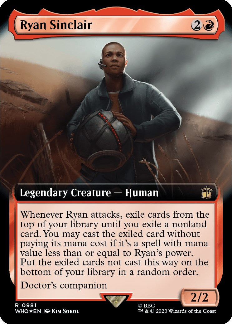 Ryan Sinclair (Extended Art) (Surge Foil) [Doctor Who] | Gear Gaming Fayetteville