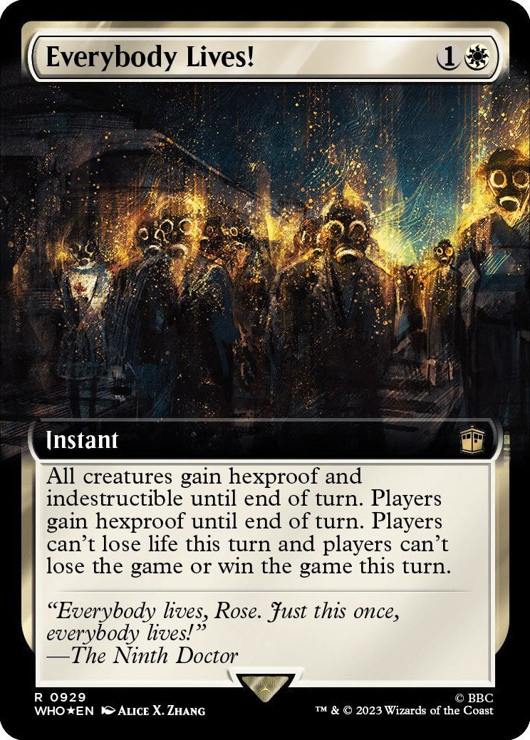 Everybody Lives! (Extended Art) (Surge Foil) [Doctor Who] | Gear Gaming Fayetteville