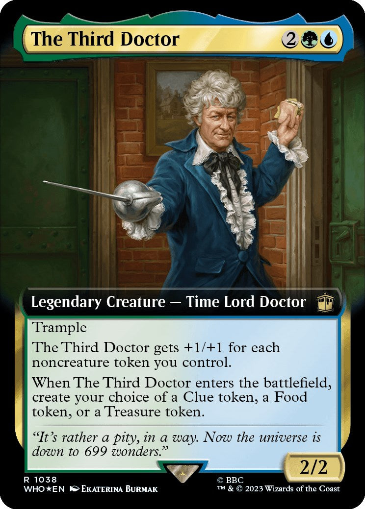 The Third Doctor (Extended Art) (Surge Foil) [Doctor Who] | Gear Gaming Fayetteville