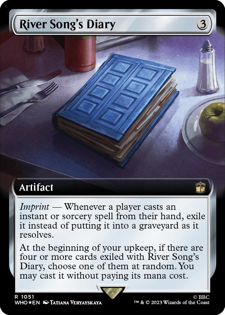 River Song's Diary (Extended Art) (Surge Foil) [Doctor Who] | Gear Gaming Fayetteville
