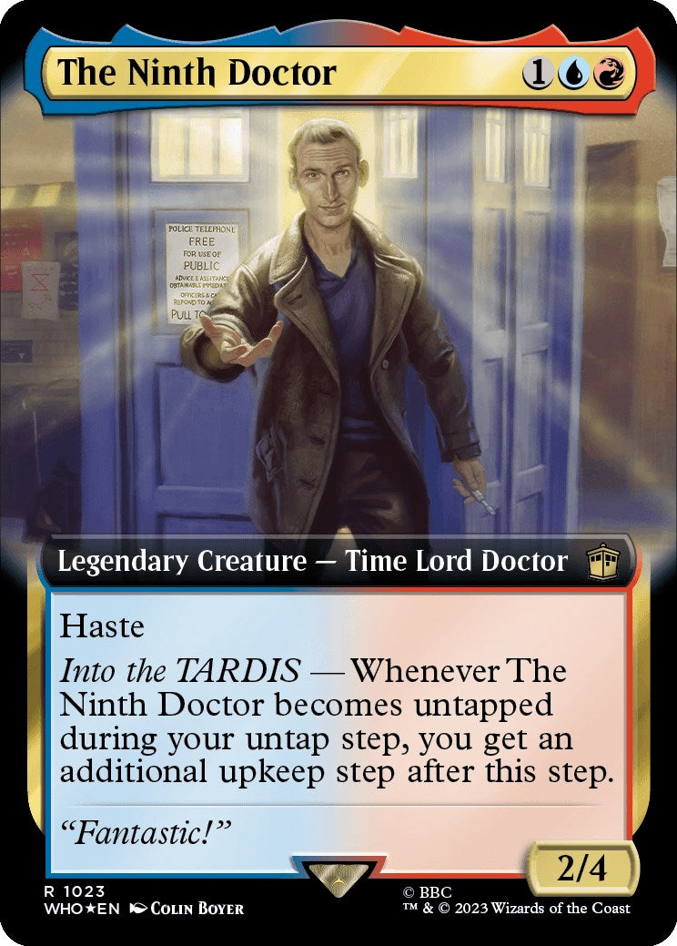 The Ninth Doctor (Extended Art) (Surge Foil) [Doctor Who] | Gear Gaming Fayetteville