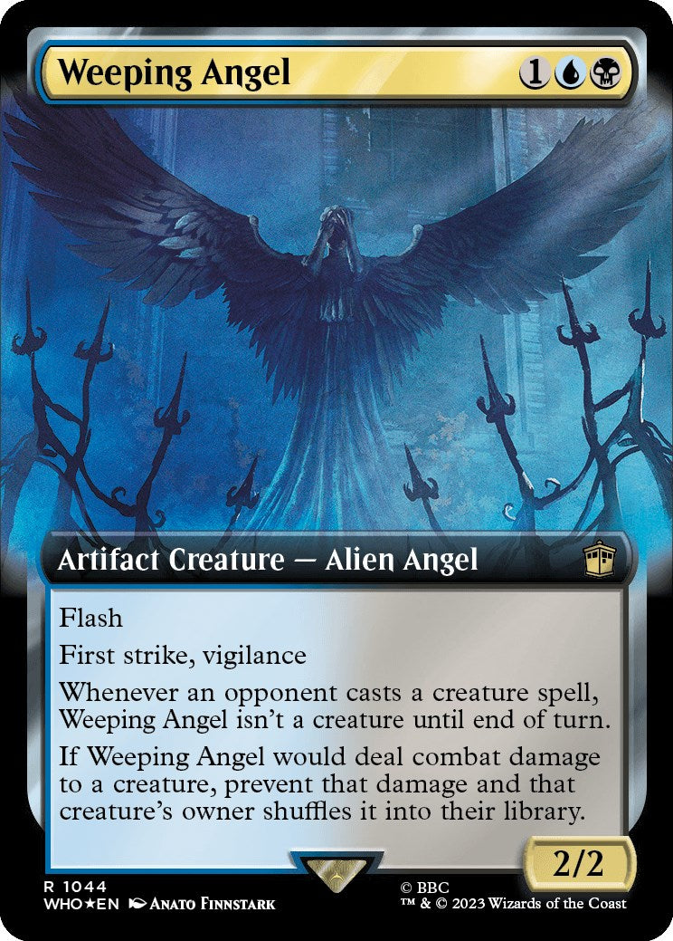 Weeping Angel (Extended Art) (Surge Foil) [Doctor Who] | Gear Gaming Fayetteville