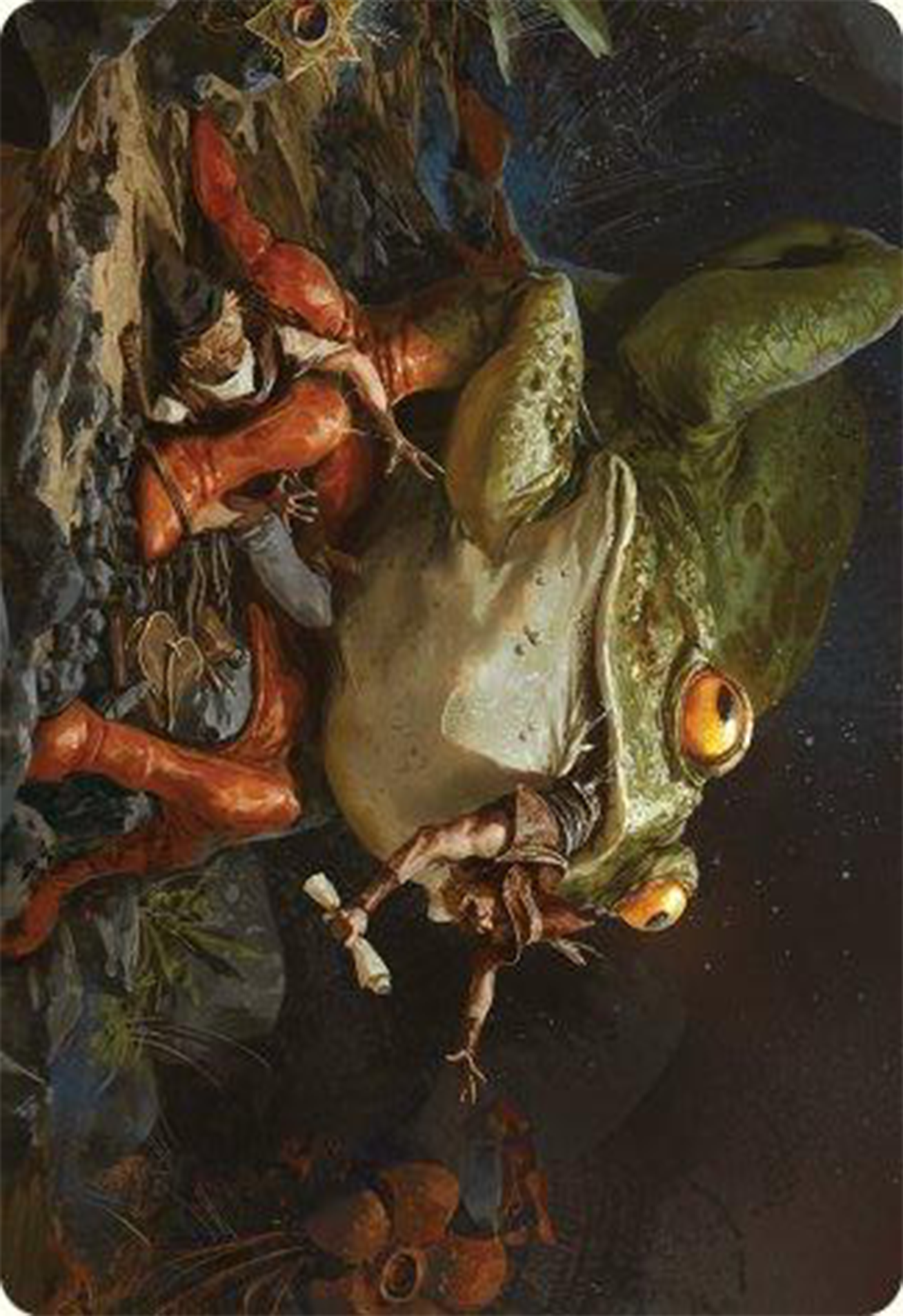 Rampant Frogantua Art Card [Modern Horizons 3 Art Series] | Gear Gaming Fayetteville