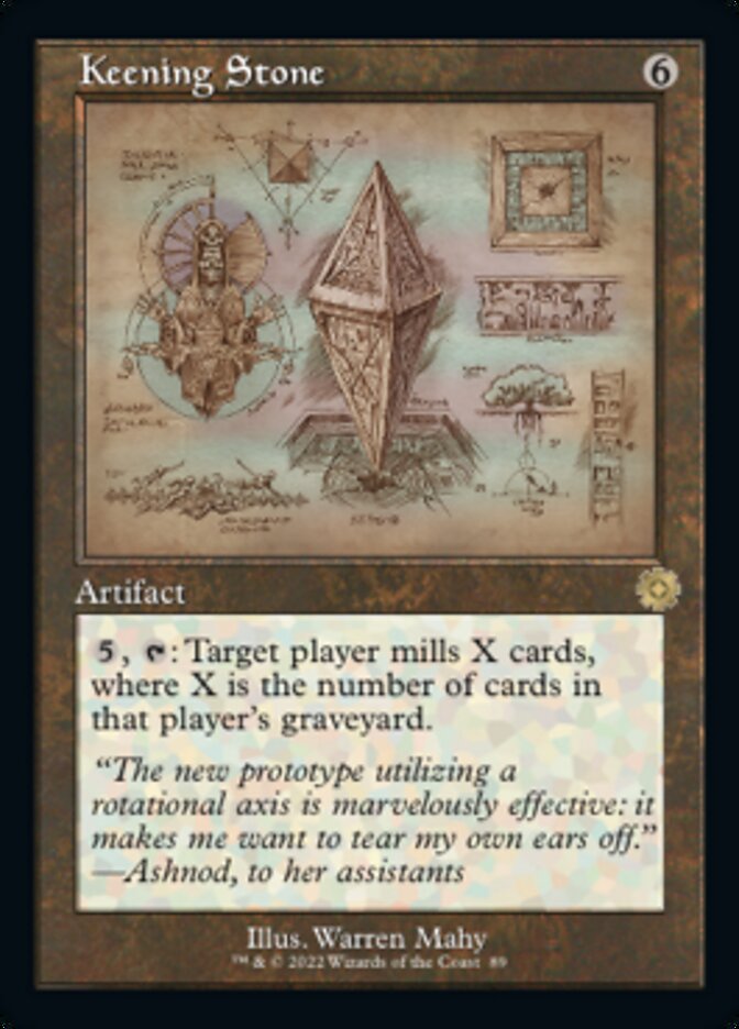 Keening Stone (Retro Schematic) [The Brothers' War Retro Artifacts] | Gear Gaming Fayetteville