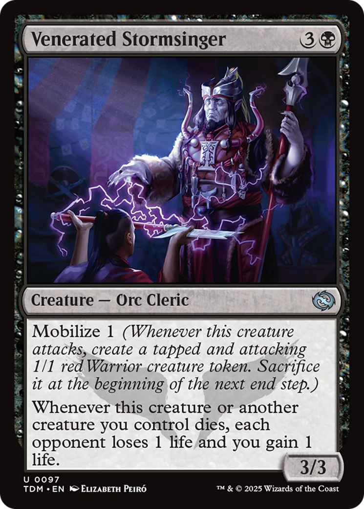 Venerated Stormsinger [Tarkir: Dragonstorm] | Gear Gaming Fayetteville