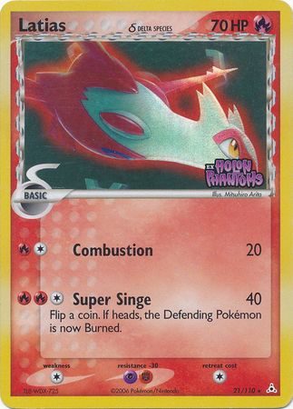 Latias (21/110) (Delta Species) (Stamped) [EX: Holon Phantoms] | Gear Gaming Fayetteville
