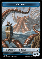 Octopus // Rabbit Double-Sided Token [Bloomburrow Commander Tokens] | Gear Gaming Fayetteville