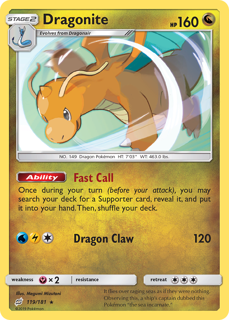 Dragonite (119/181) [Sun & Moon: Team Up] | Gear Gaming Fayetteville