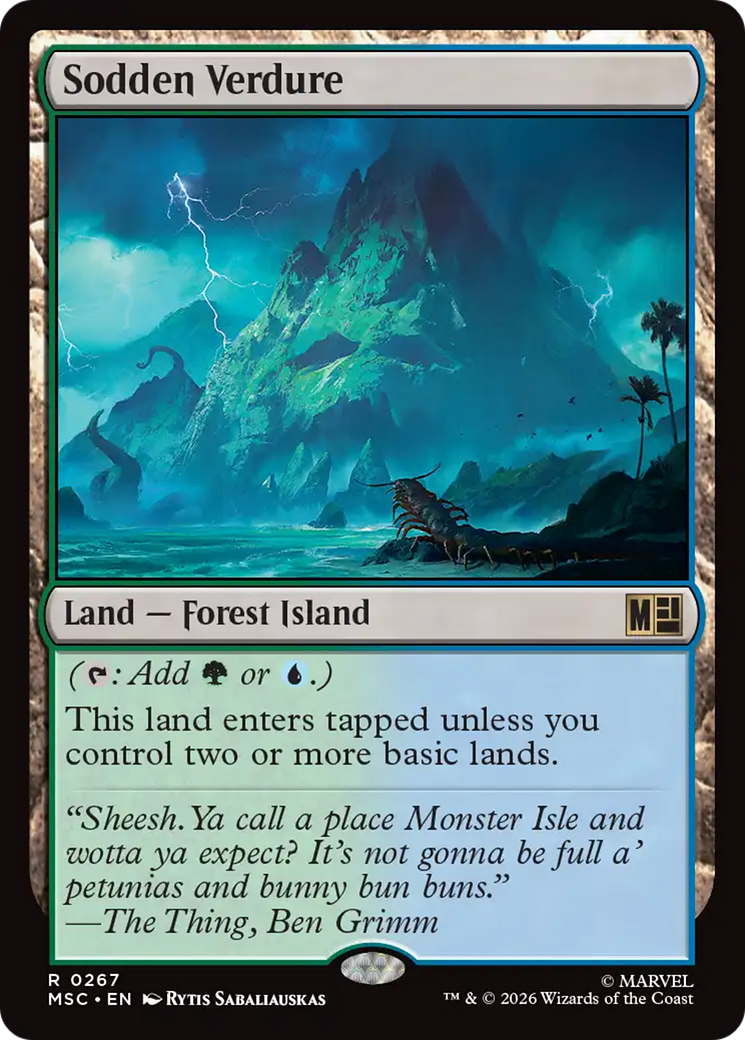 Sodden Verdure [Marvel Super Heroes Commander] | Gear Gaming Fayetteville
