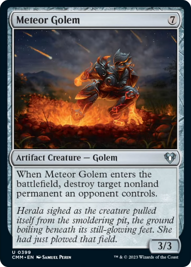 Meteor Golem [Commander Masters] | Gear Gaming Fayetteville
