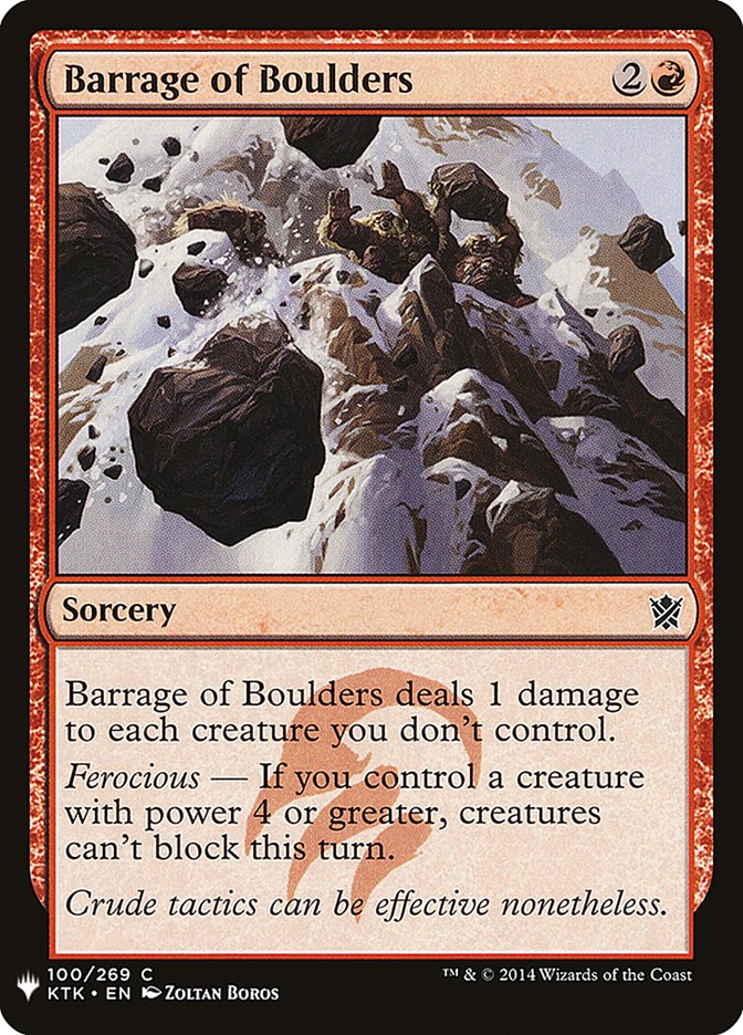 Barrage of Boulders [Mystery Booster] | Gear Gaming Fayetteville